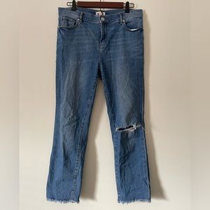 Loft Modern Straight High Rise Jeans